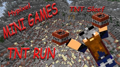 Minecraft Mini Games Hypixel Tnt Spleef Tnt Run Svenska Youtube