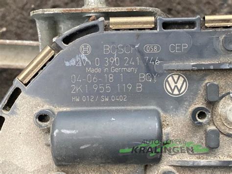 Front Wiper Motor Volkswagen Caddy Combi Iii 20 Sdi 0390241746 Bosch