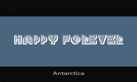 Antarctica Font By Vladimir Nikolic