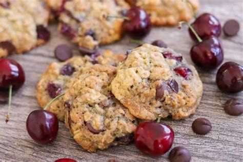 Dark Chocolate Cherry Oatmeal Cookies 365 Days Of Baking