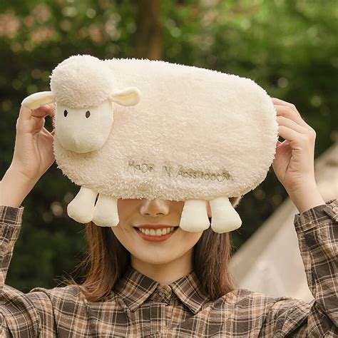 Rechargeable Plush Cute Girls Explosion Proof Warm Feet Hot Water Bag In Winter Hot Water