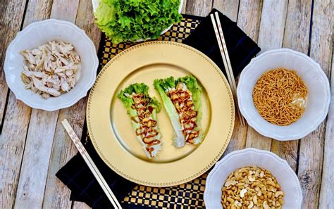 Keto Chicken Lettuce Wraps