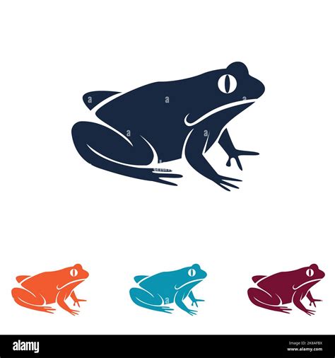 Frog Logo And Symbol Stock Vector Image Art Alamy