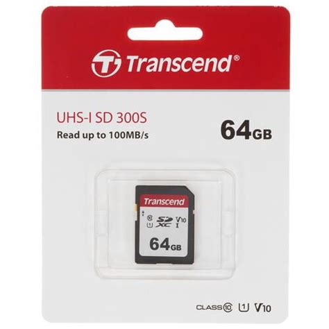 Transcend Карта памяти 64 ГБ - купить с доставкой по выгодным ценам в ...