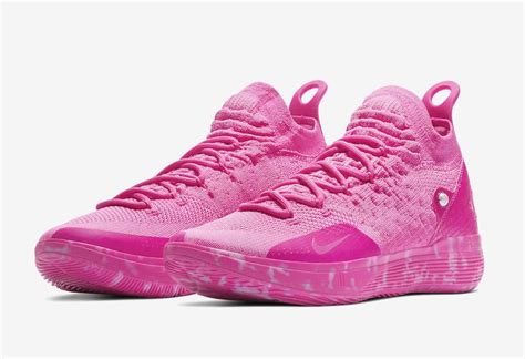 Nike Kd 11 Aunt Pearl Pink Basketball Shoes Girls Basketball Shoes