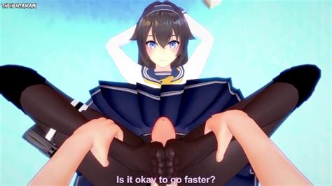 POV Hentai Footjob From Sass Super From Girls Frontline