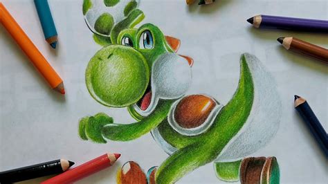 Como Dibujar A Yoshi De Mario Bros Epico Alejo Dibuja YouTube