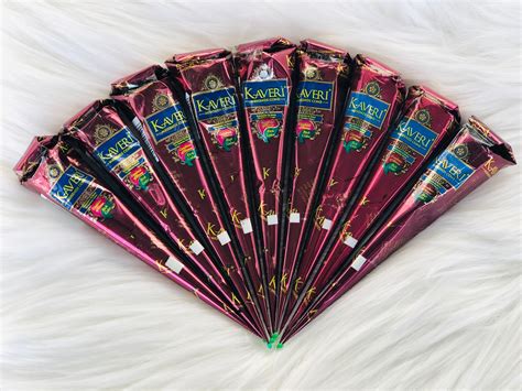 natural henna cones ships  usa dark stain natural kaveri henna
