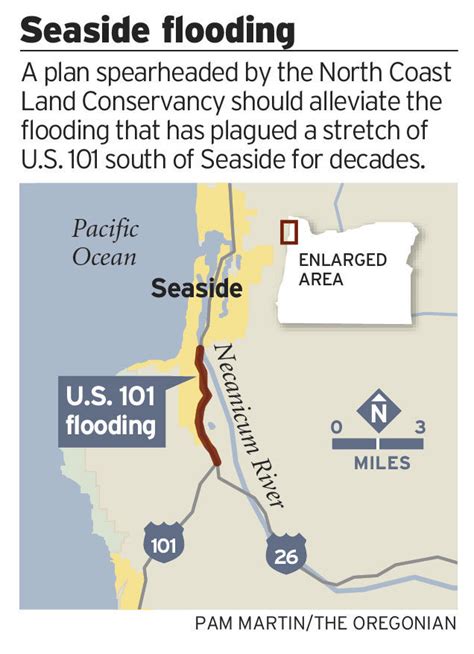 New Plan Should Halt Flooding On U S 101 Near Seaside And Help The