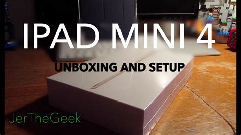 Ipad Mini Unboxing And Setup Youtube