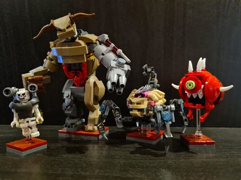 Finished Building An Arachnotron To Go With My Other Lego Doom Figs