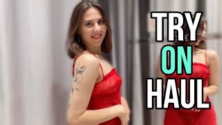 K See Through Lingerie Try On Haul With Emilia Transparenthaul Tryonhaul Lingerie Pws