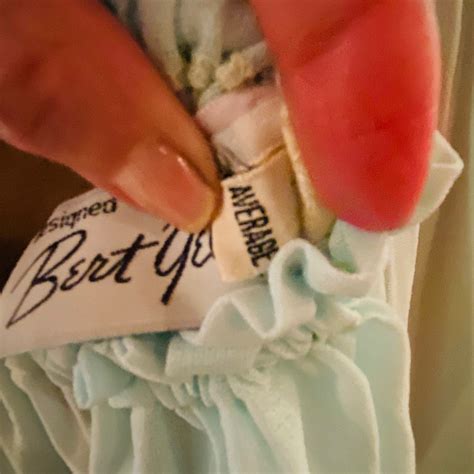 Bert Yelin For Iris Lingerie Baby Blue Peignor Set S Etsy