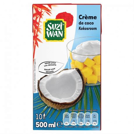 Suzi Wan crème de coco 500ml