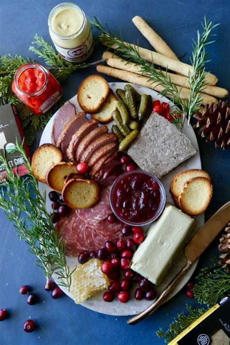 Holiday Cranberry Charcuterie Board Honest Cooking