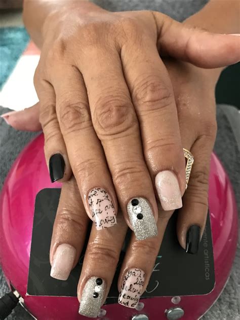 Acrylic Nails Nails Art Nude Nails Decoraci N De U As U As Decoraci N De Unas