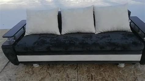 26 000 диван Еврокнижка с деревянными подлокотниками. Размер: 233/93 см ...