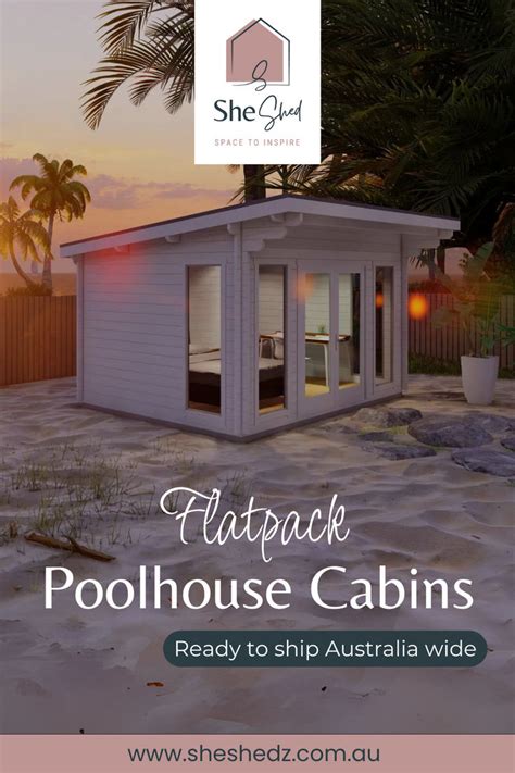 Pool Houses Prefab Pool House Kits Sheshed Australia In 2024 Prefab Pool House Pool