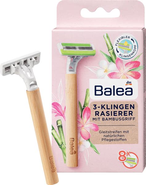 Balea 3 Klingen Rasierer Mit Bambusgriff 1 St Dmat