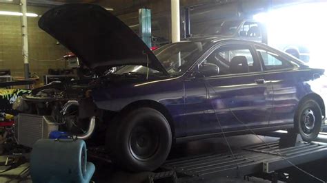 FACETUNED Tuning 518whp At 21psi Dyno Pull Borg Warner S372r Integra LS