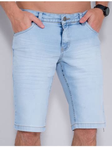 Bermuda Jeans Atacado Masculina Revanche Javi Azul Roupas Atacado