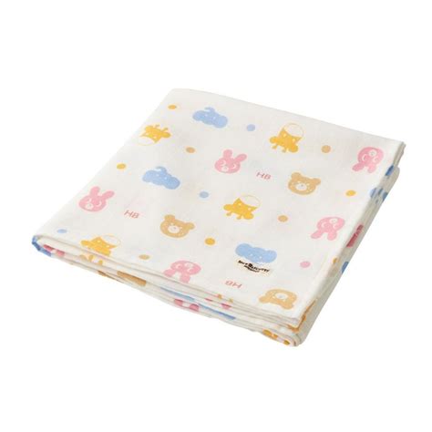 HOT BISCUITS ミキハウス 二重織ガーゼのマルチケット ピンク ベージュ ブルー マルチカラー アイボリー ホットビスケッツ ミキハウスホットビスケッツ公式店 通販