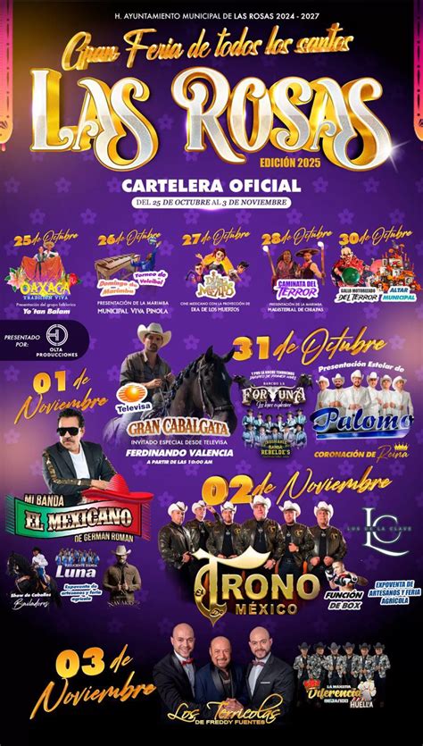 Feria de Todos Los Santos Las Rosas 2025 | Dónde Hay Feria