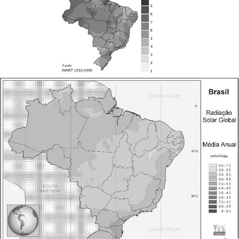 Distribui O Da Nebulosidade E Da Radia O Solar Ao Longo Do