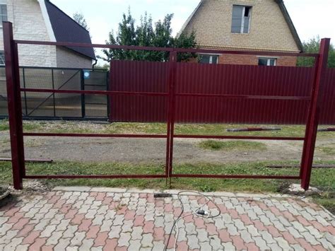 Каркас без обшивки для распашных дачных ворот — купить в Москве с ...