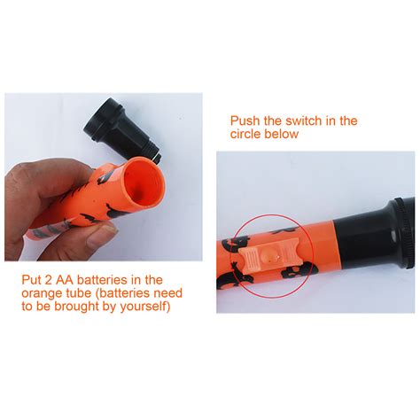 Jungdeepe Projection Flashlight Spider Bat Ghost Skull Pumpkin Pattern