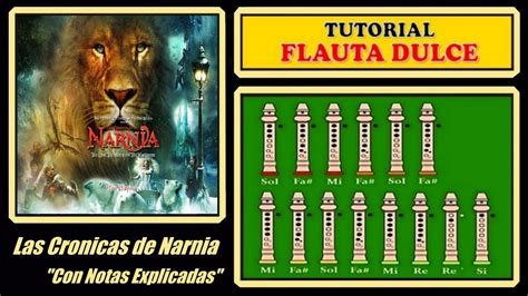 Narnia Lullaby En Flauta Con Notas Explicadas Youtube