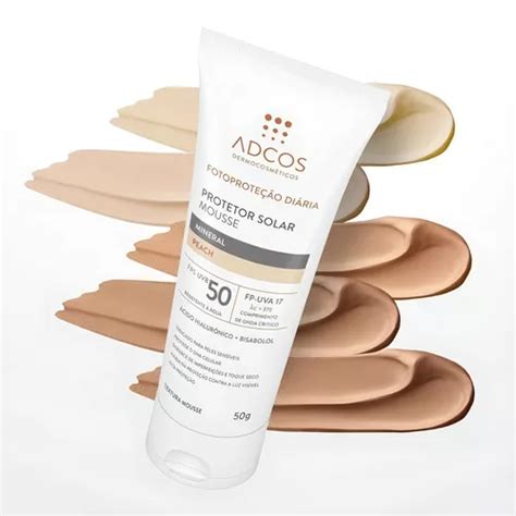 Fotoprote O Protetor Solar Mousse Fps G Adcos Cores Nude Frete Gr Tis