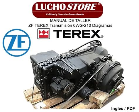 Manual de Taller Transmisión ZF 6WG 210 Terex Diagramas Cursos