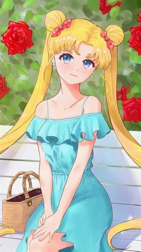 Usagi Tsukino Dibujos Bonitos Marinero Manga Luna Personajes De Anime