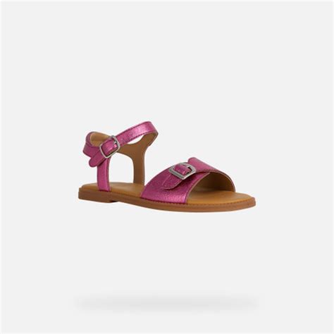 Geox® KARLY: Junior Girl's fuchsia Open Sandals | Geox®