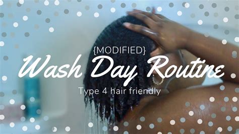 Easy Wash Day Routine Type 4 Hair Youtube