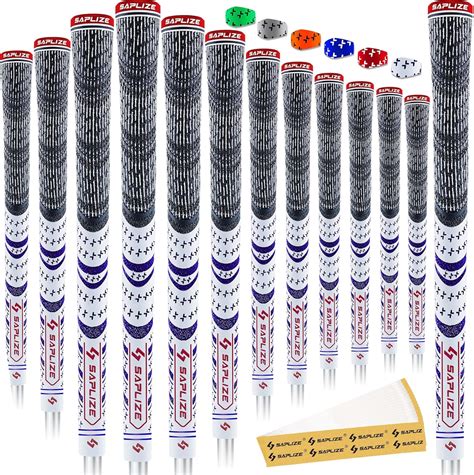 Saplize Golf Grips Standardmidsize 13 Grips With 15 Tapes