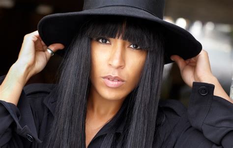 Wallpaper brunette singer Loreen black haired for mobile and desktop section девушки