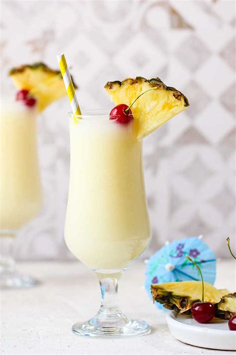 Virgin Piña Colada Mocktail Recipe Non Alcoholic