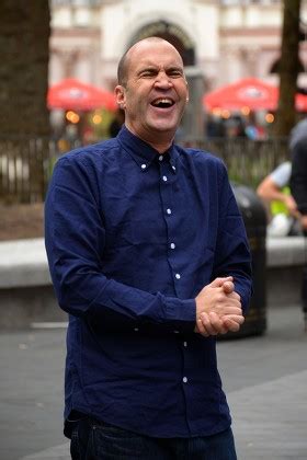 Johnny Vaughan Filming Outside Global Studios Editorial Stock Photo