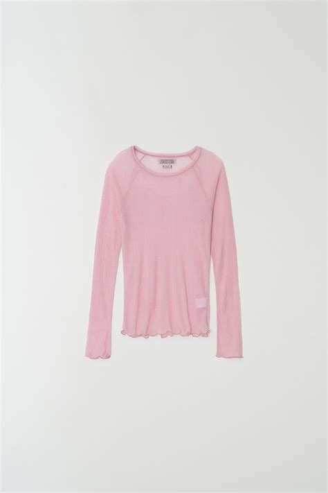 Essential Raglan T Shirt Pink Noeud