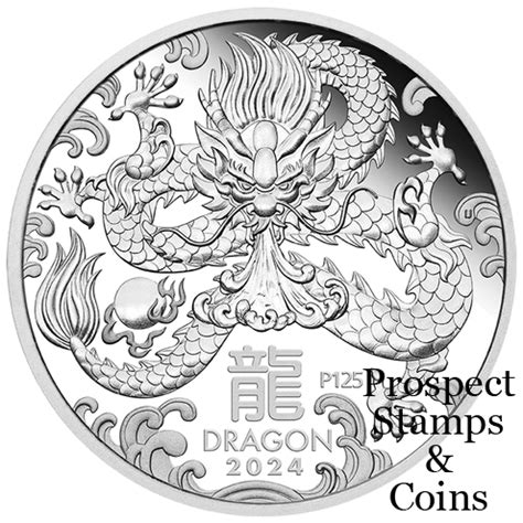 Lunar Year Coins Year Of The Dragon Oz Silver Proof Coin