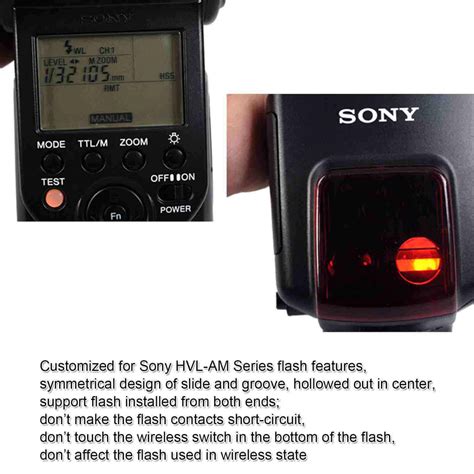 Metal Hot Shoe Mount Adapter For Sony AM Flash Umbrella Holder Bracket