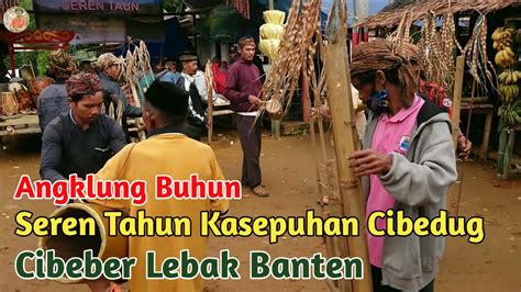 Angklung Buhun Kasepuhan Cibedug YouTube