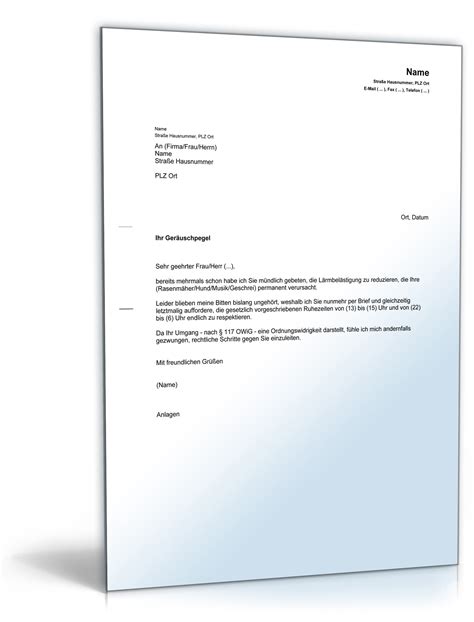beschwerdebrief muster kostenlos