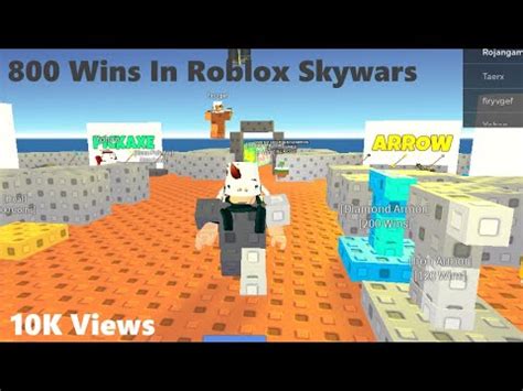 I Got Hit 800 Wins In Roblox Skywars 10K Views YouTube