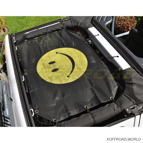 Plage Bikini Top Noir Sourire 2 Portes Jeep Wrangler JK XOST014 X Offroad