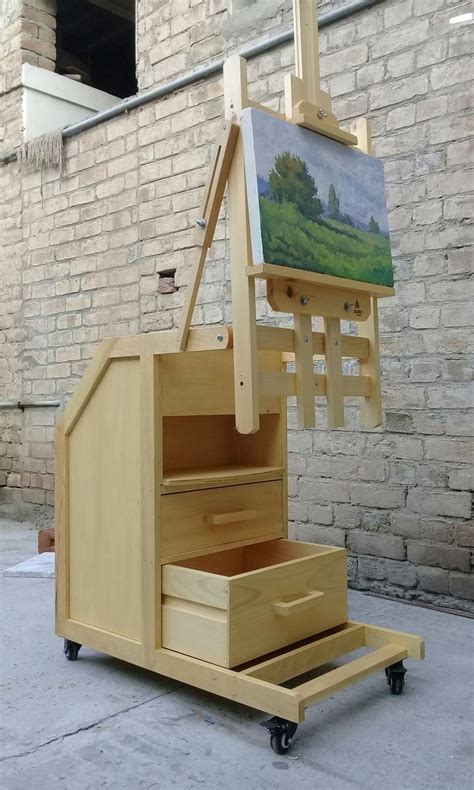 Pin De Dada Art Easel En Dada Troly Easel Caballete De Madera Mesas