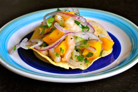 Receta Ceviche De Camarones Y Mango