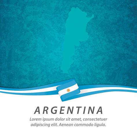 Argentina flag with map 2711459 Vector Art at Vecteezy